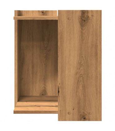 vidaXL Cat Litter Box Enclosure Artisian Oak 42x42x51 cm Engineered Wood