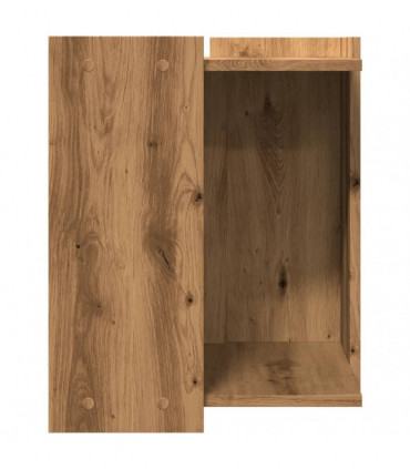 vidaXL Cat Litter Box Enclosure Artisian Oak 42x42x51 cm Engineered Wood