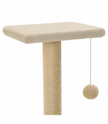 vidaXL Cat Tree with Sisal Scratching Posts 65 cm Beige