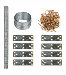 vidaXL Chicken Coop Extension 268x100x190 cm Metal