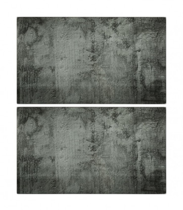 vidaXL Chopping Boards 2 pcs with Concrete Pattern Tempered Glass