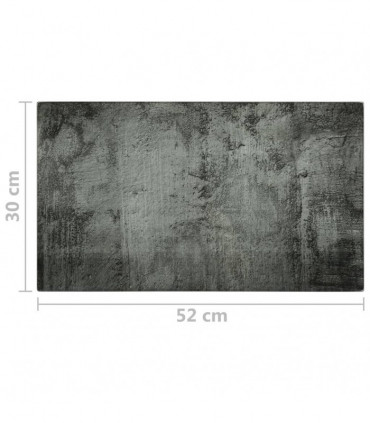 vidaXL Chopping Boards 2 pcs with Concrete Pattern Tempered Glass