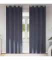 vidaXL Curtains with Curtains 2 pcs Anthracite Polyester