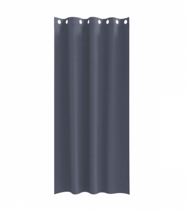 vidaXL Curtains with Curtains 2 pcs Anthracite Polyester