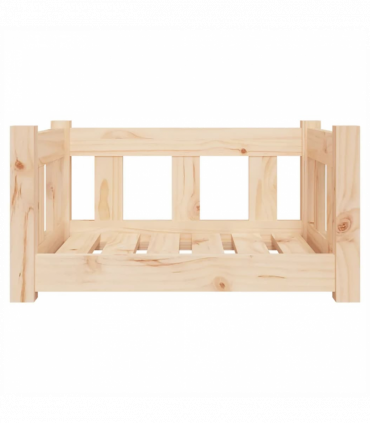 vidaXL Dog Bed 55.5x45.5x28 cm Solid Wood Pine