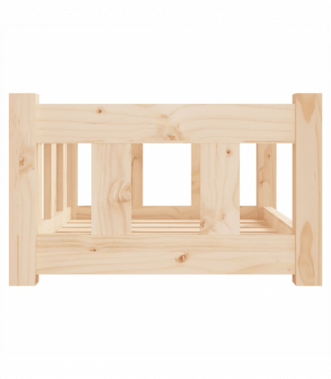 vidaXL Dog Bed 55.5x45.5x28 cm Solid Wood Pine