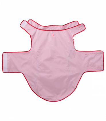 vidaXL Dog Raincoat with Reflective Strips Polyester Red 3XL