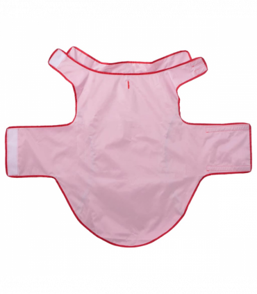 vidaXL Dog Raincoat with Reflective Strips Polyester Red 4XL