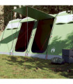 vidaXL Family Tent Tunnel 10-Person Green Waterproof
