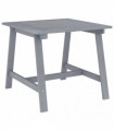 vidaXL Garden Dining Table Grey 88x88x74 cm Solid Acacia Wood