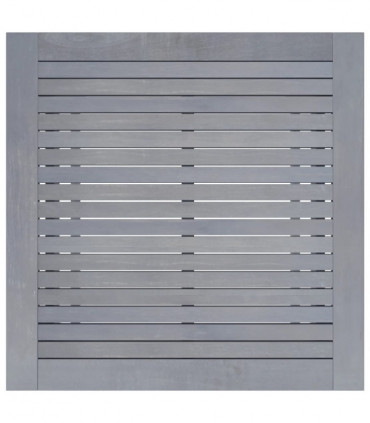 vidaXL Garden Dining Table Grey 88x88x74 cm Solid Acacia Wood