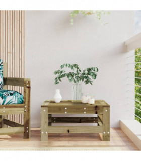 vidaXL Garden Footstool Impregnated Wood Pine