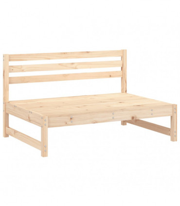 vidaXL Garden Middle Sofas 2 pcs 120x80 cm Solid Wood Pine