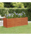 vidaXL Garden Raised Bed Rusty 240x80x77 cm Corten Steel
