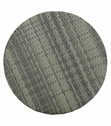vidaXL Garden Table Grey 60.5x106 cm Poly Rattan