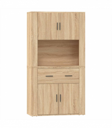 vidaXL Highboard Sonoma Oak Engineered Wood