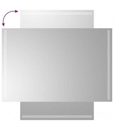 vidaXL LED Bathroom Mirror 60x90 cm