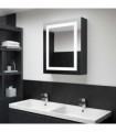vidaXL LED Bathroom Mirror Cabinet 50x13x70 cm