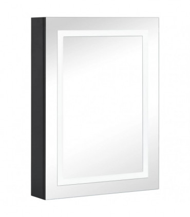 vidaXL LED Bathroom Mirror Cabinet 50x13x70 cm