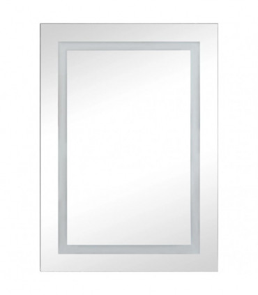 vidaXL LED Bathroom Mirror Cabinet 50x13x70 cm