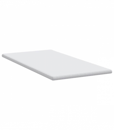 vidaXL Mattress Pads White 120 x 200 cm 100% polyester jacquard fabric