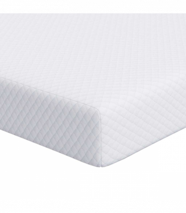 vidaXL Mattress Pads White 120 x 200 cm 100% polyester jacquard fabric