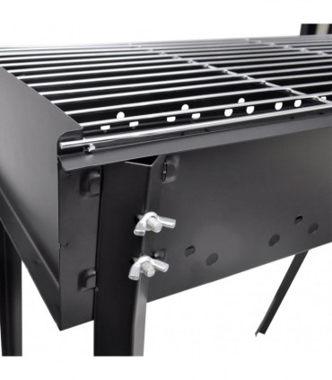 BBQ Stand Charcoal Barbecue Square 75 x 28 cm