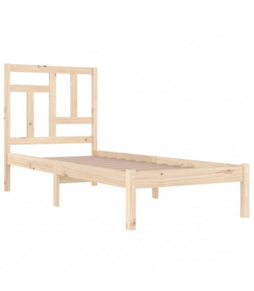 Bed Frame Solid Wood Pine 90x190 cm 3FT Single