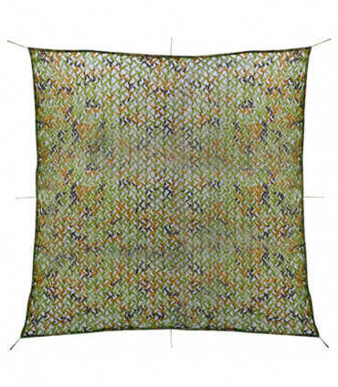Camouflage Net with Storage Bag 5x5 m Green