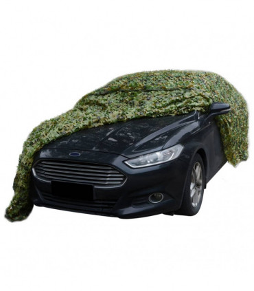 Camouflage Net with Storage Bag 5x5 m Green