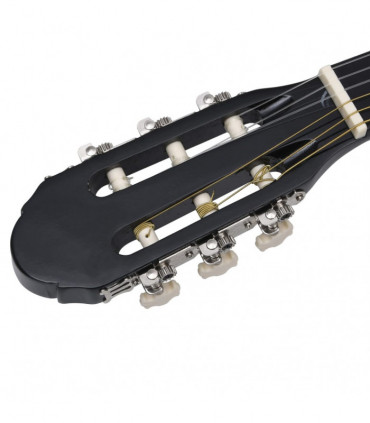 Classical Guitar for Beginner Black 4/4 39" Basswood