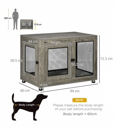 Dog Kennel End Table