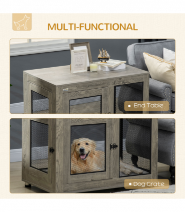 Dog Kennel End Table
