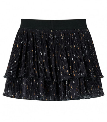 Kids' Skirt Tiered Ruffle Design Black 104