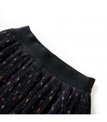 Kids' Skirt Tiered Ruffle Design Black 104