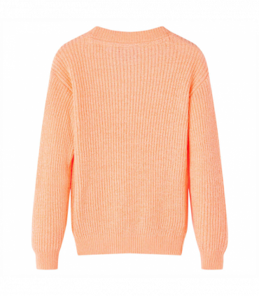 Kids' Sweater Knitted Bright Orange 104