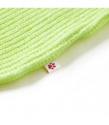 Kids' Sweater Knitted Neon Yellow 140