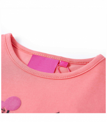 Kids' T-shirt with Long Sleeves Pink 92