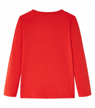 Kids' T-shirt with Long Sleeves Red 116
