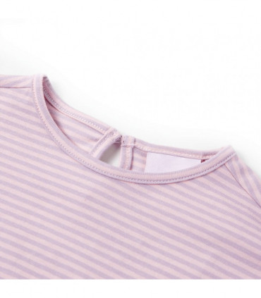 Kids' T-shirt with Ruffled Sleeves Lila 116