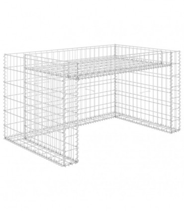 Lawn Mower Garage with Raised Bed 110x80x60 cm Steel Wire