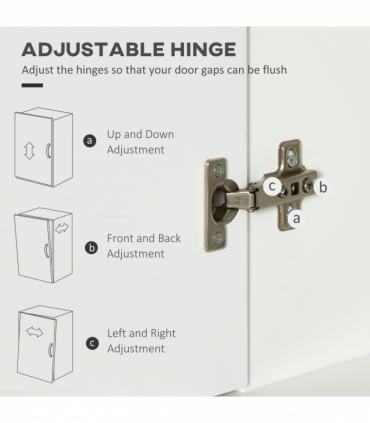 Modern Kitchen Pantry Cupboard w/ Drawer and Shelves, 76.2x40x184cm