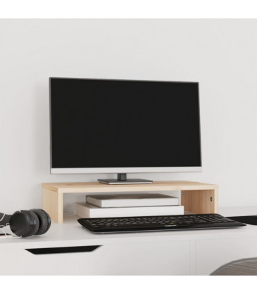 Monitor Stand 50x27x10 cm Solid Wood Pine