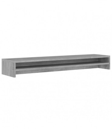 Monitor Stand Grey Sonoma 100x24x13 cm Engineered Wood
