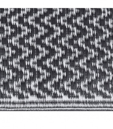 Outdoor Rug Black 140x200 cm PP
