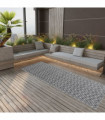 vidaXL Outdoor Rug Black 80x250 cm PP