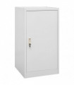 Saddle Cabinet Light Grey 53x53x105 cm Steel