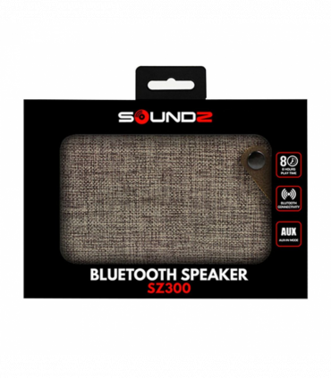 Soundz Fabric Bluetooth V4.1 Active Portable Speaker SZ250 & SZ300[SZ300 - Brown]