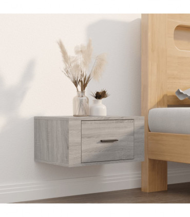 Wall-mounted Bedside Cabinets 2 pcs Grey Sonoma 50x36x25 cm