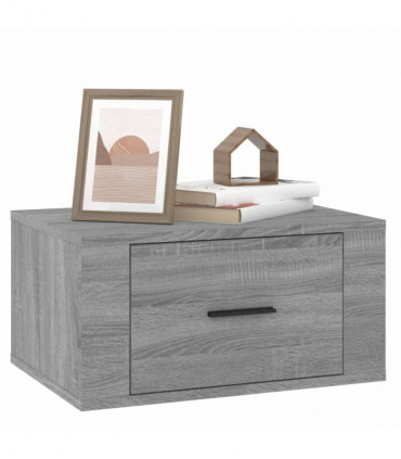 Wall-mounted Bedside Cabinets 2 pcs Grey Sonoma 50x36x25 cm